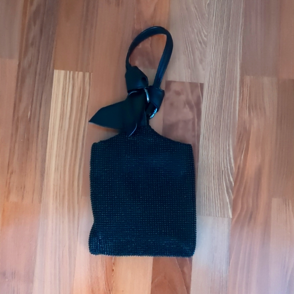 House of Want Black Sparkly Purse